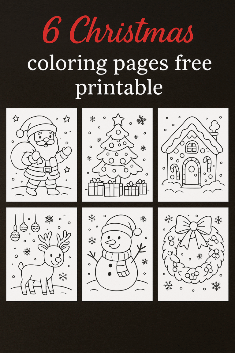 Christmas Coloring Pages Free Printable: A Fun Holiday Activity for Kids