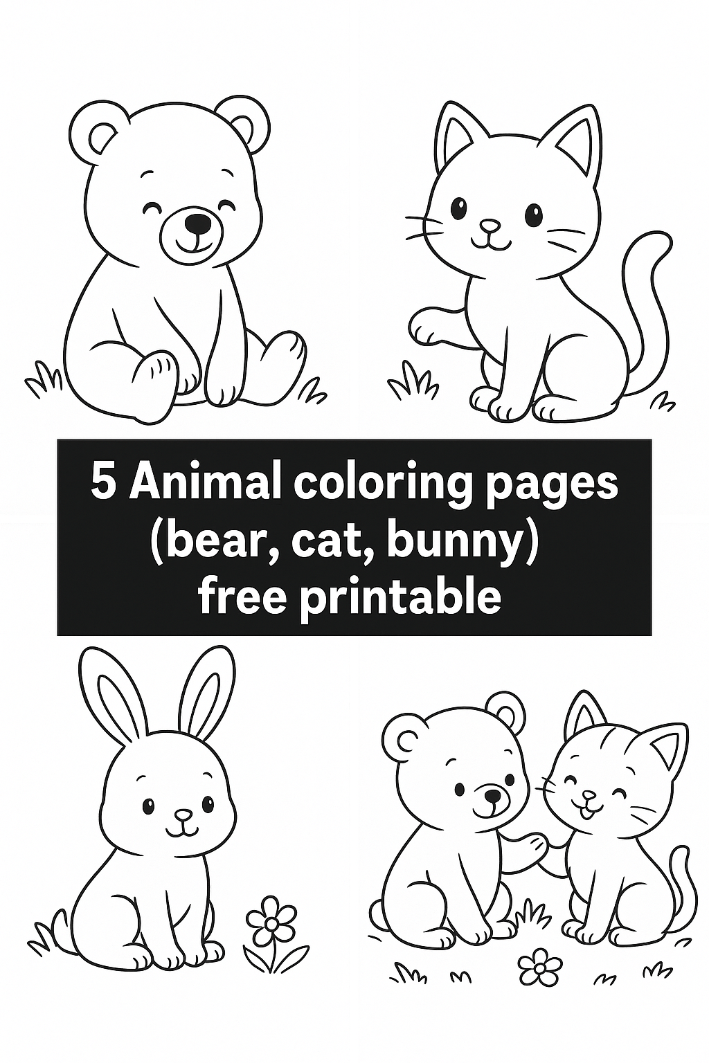 Animal Coloring Pages Free Printable — Fun, Learning & Hours of Screen-Free Creativity