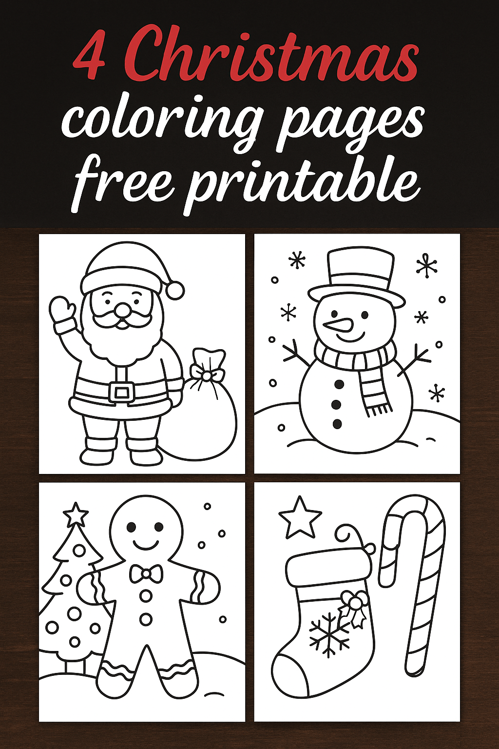 Christmas Coloring Pages Free Printable – Festive Fun for Kids of All Ages!