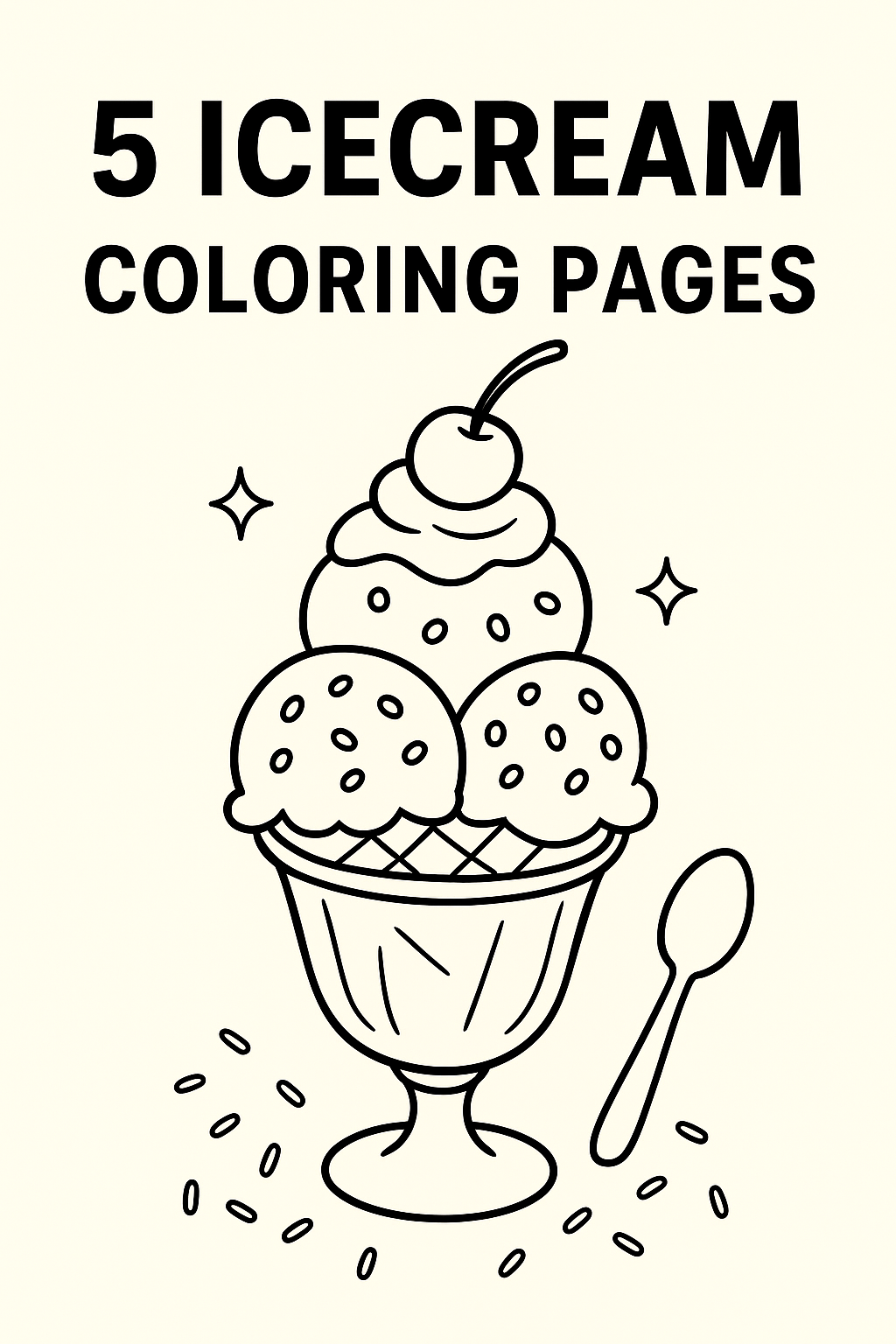 Ice Cream Coloring Pages Free Printable – Sweet, Fun Activities Kids Will Love