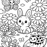 Cute aesthetic animals coloring pages free printable