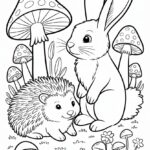 Cute animals coloring pages free printable
