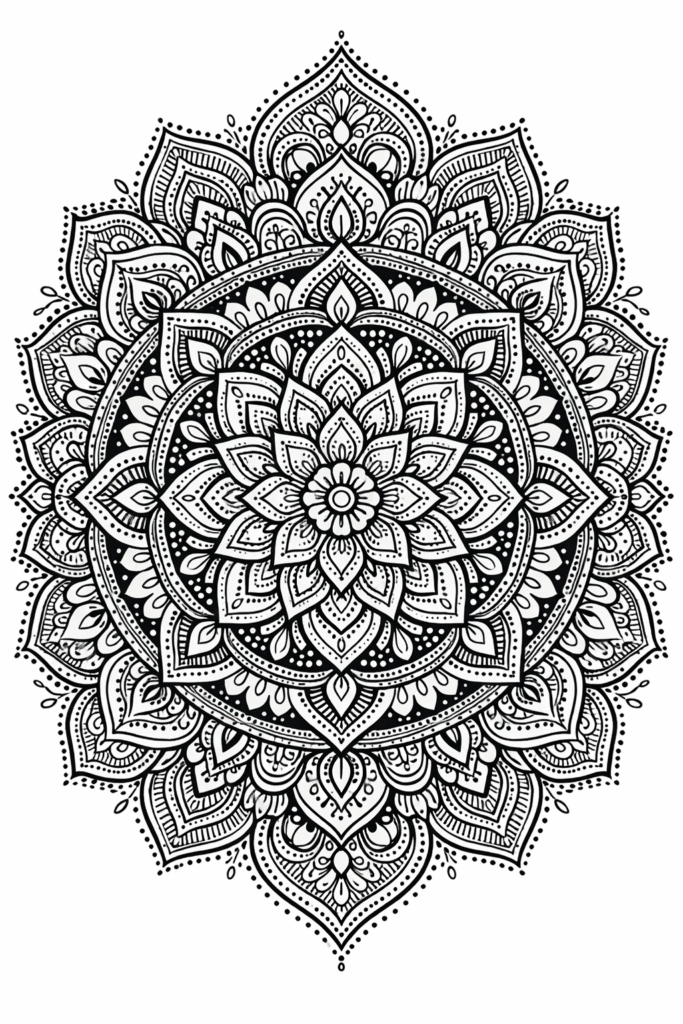 Mandala coloring pages free printable