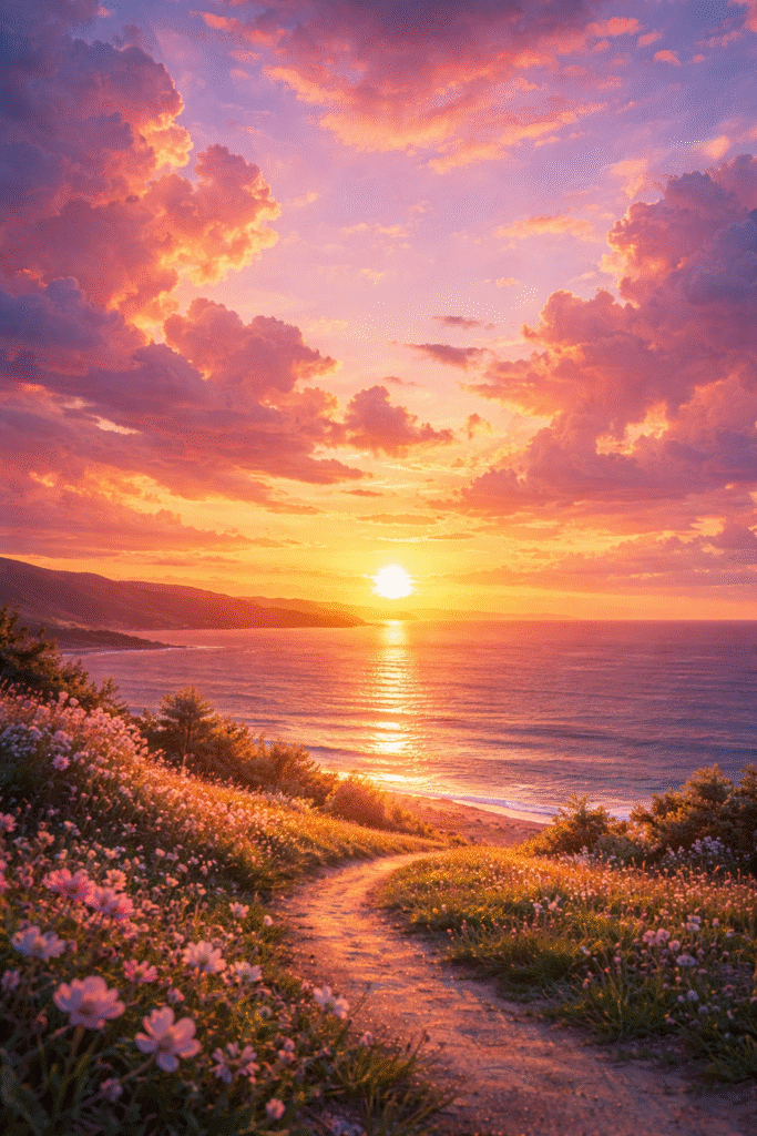 Cinematic Sunset Wallpaper