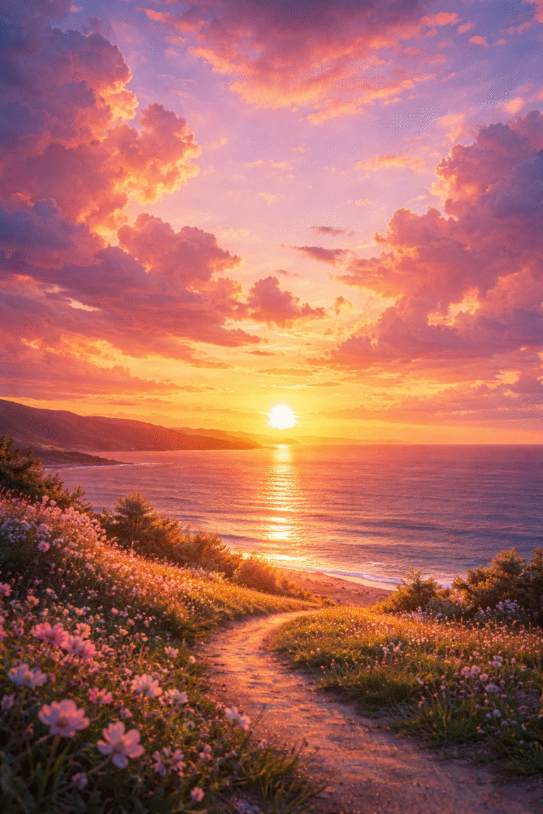 Cinematic Sunset Wallpaper