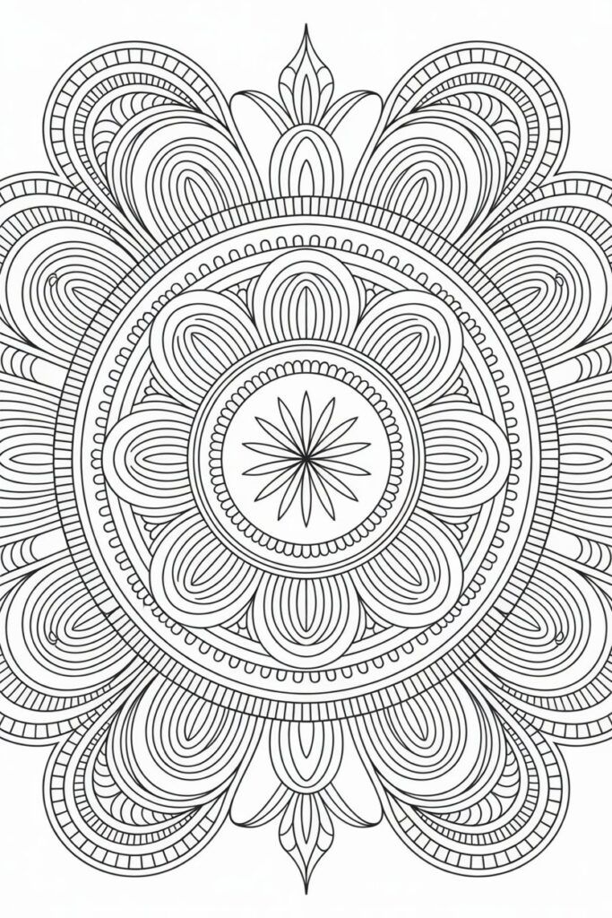 Mandala coloring pages free printable