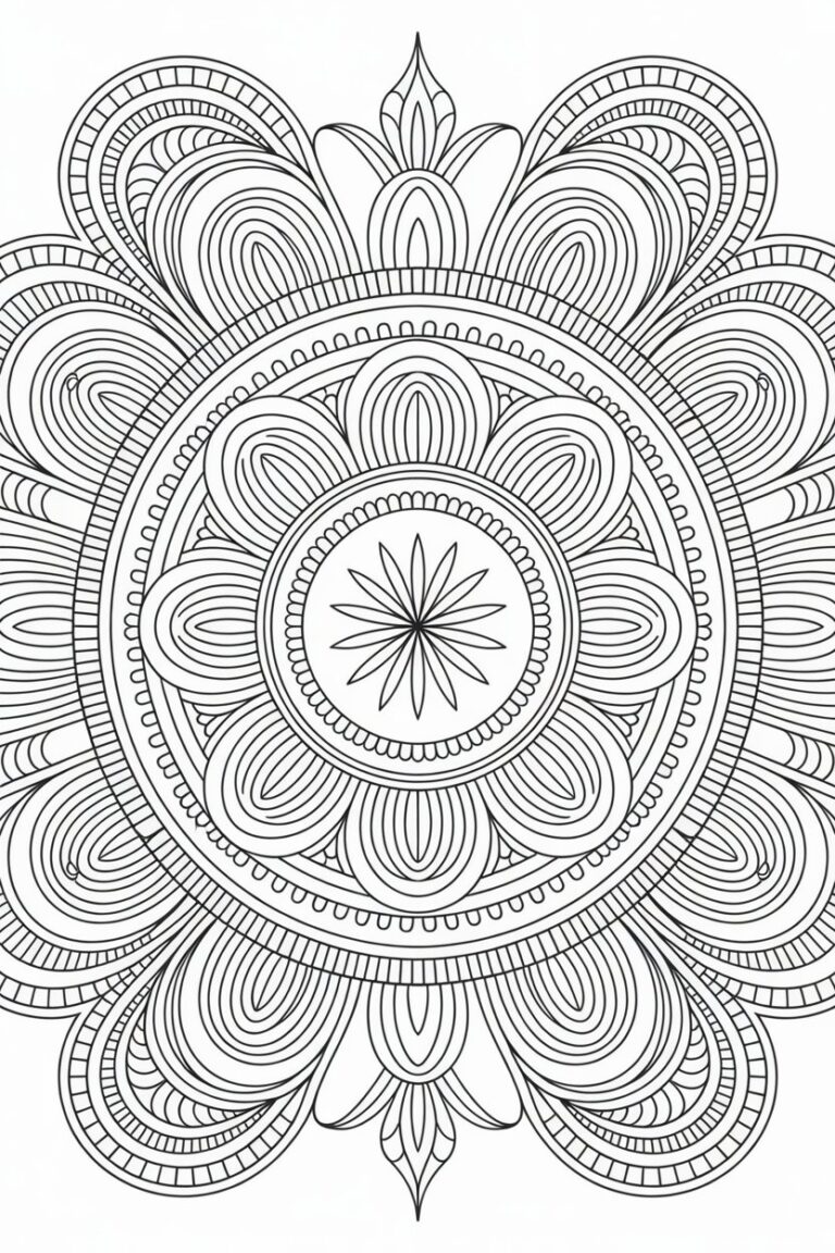 Mandala coloring pages free printable