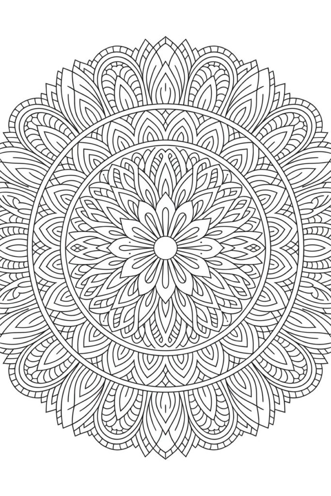 Mandala coloring pages free printable