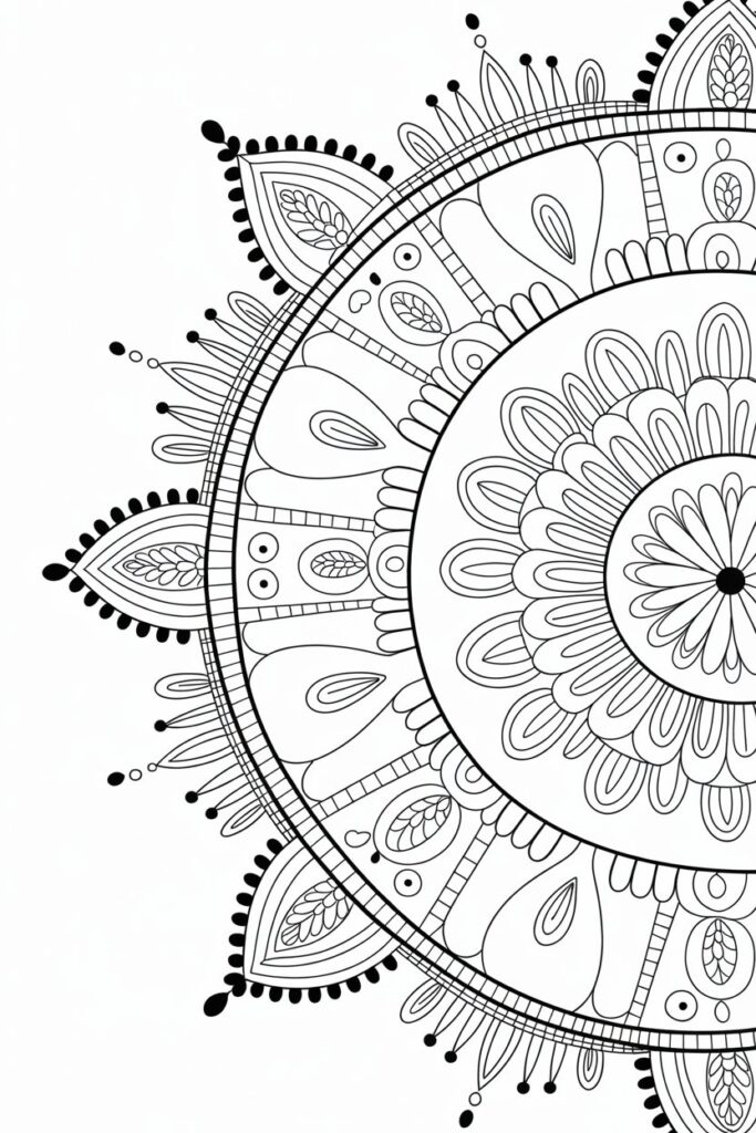 Mandala coloring pages free printable