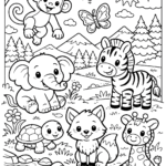animals coloring pages free printable