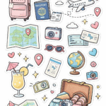 free printable doodle stickers sheets