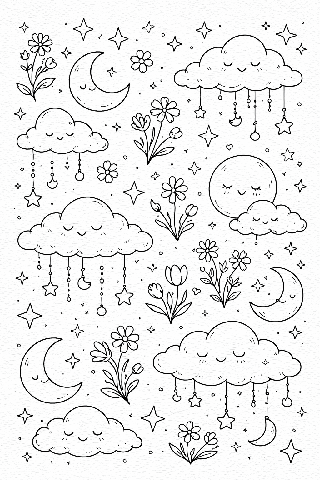 cute coloring pages free printable