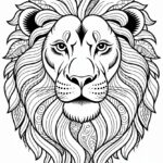 lion coloring pages free printable