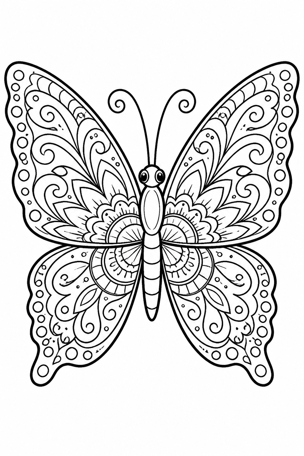 butterfly coloring pages free printable