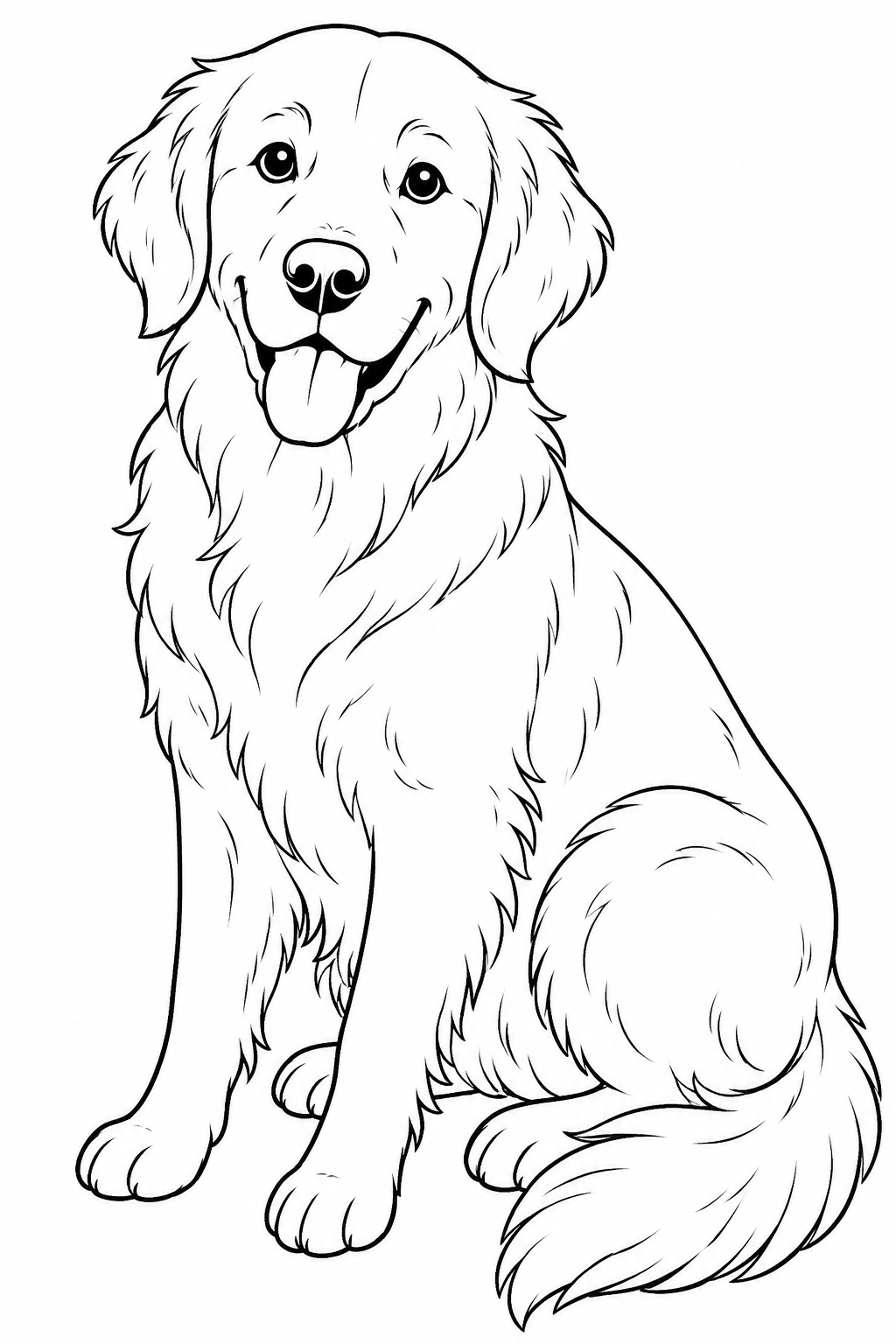 5 Cute Dog coloring pages free printable