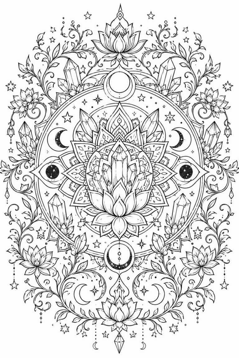 Mandala coloring pages