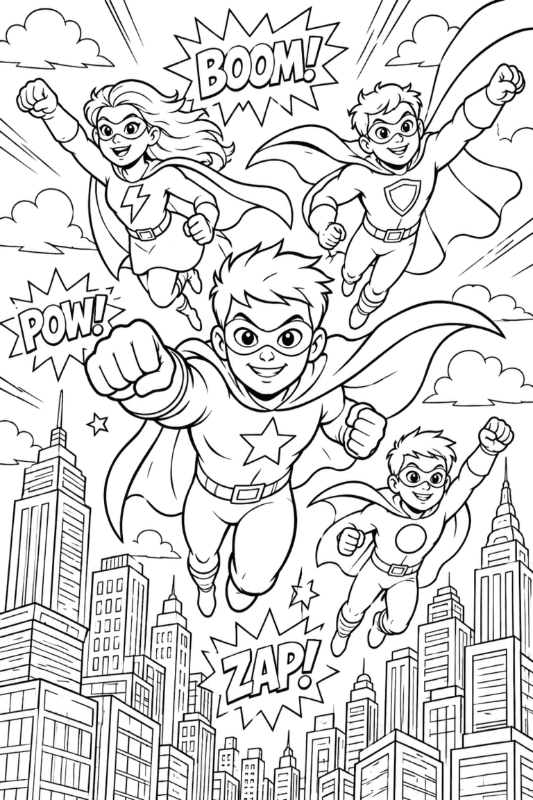 superhero squad coloring pages free printable