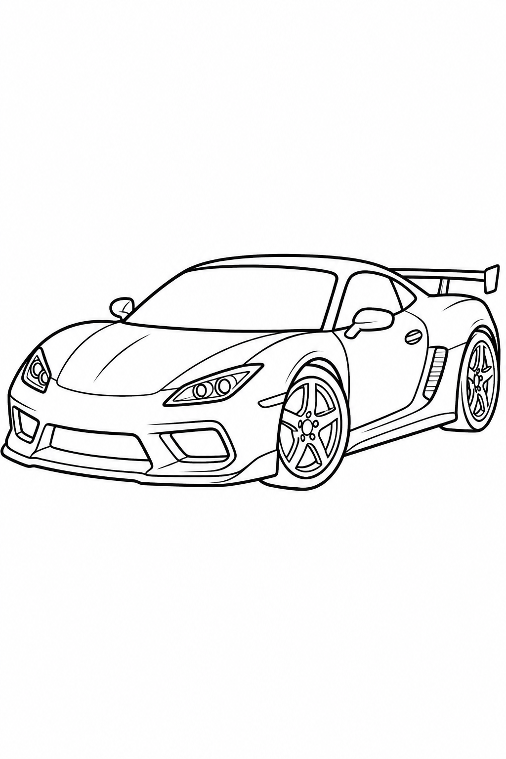 6 Car coloring pages free printable