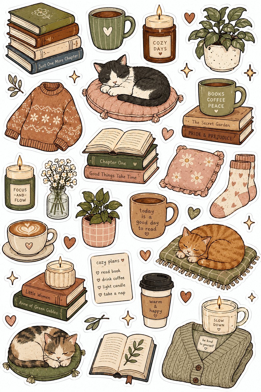 Kawaii Stickers Free Printable