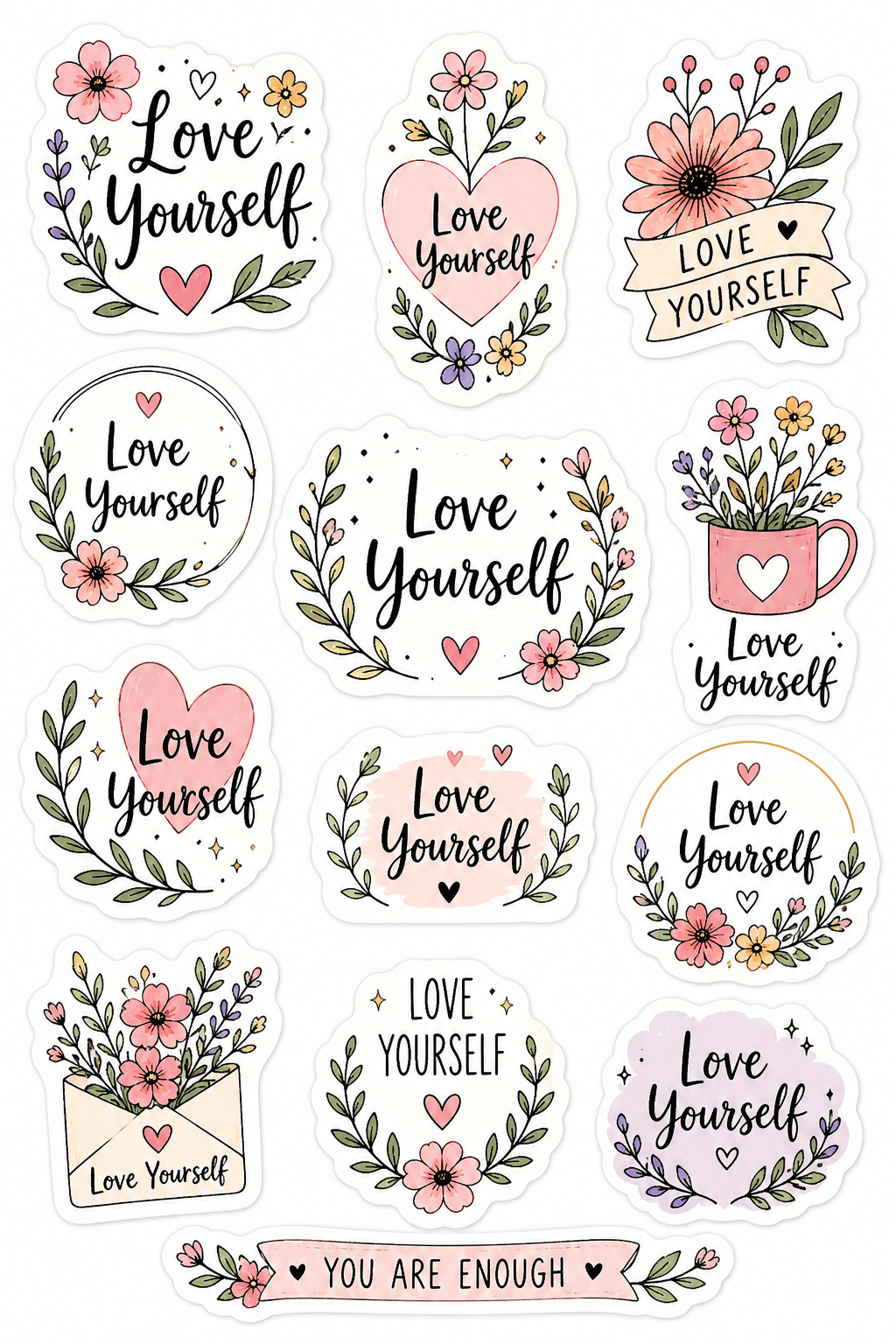 doodle stickers sheets free printable