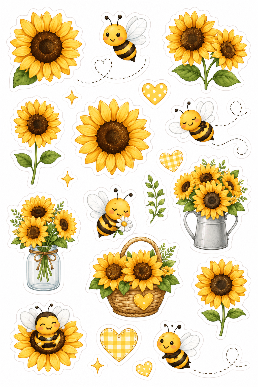 Cute Doodle Kawaii Stickers Free Printable