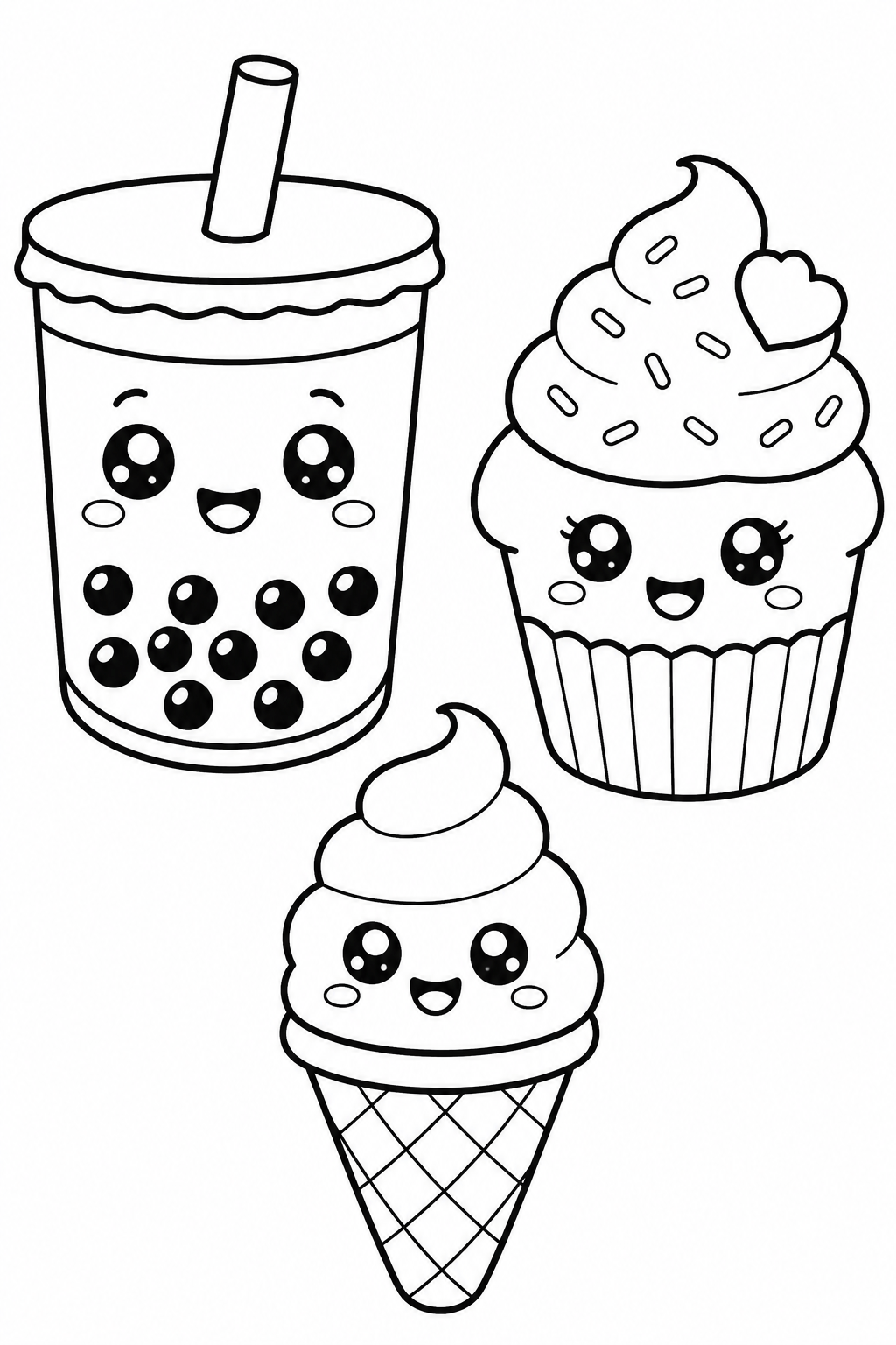 Food coloring pages free printable