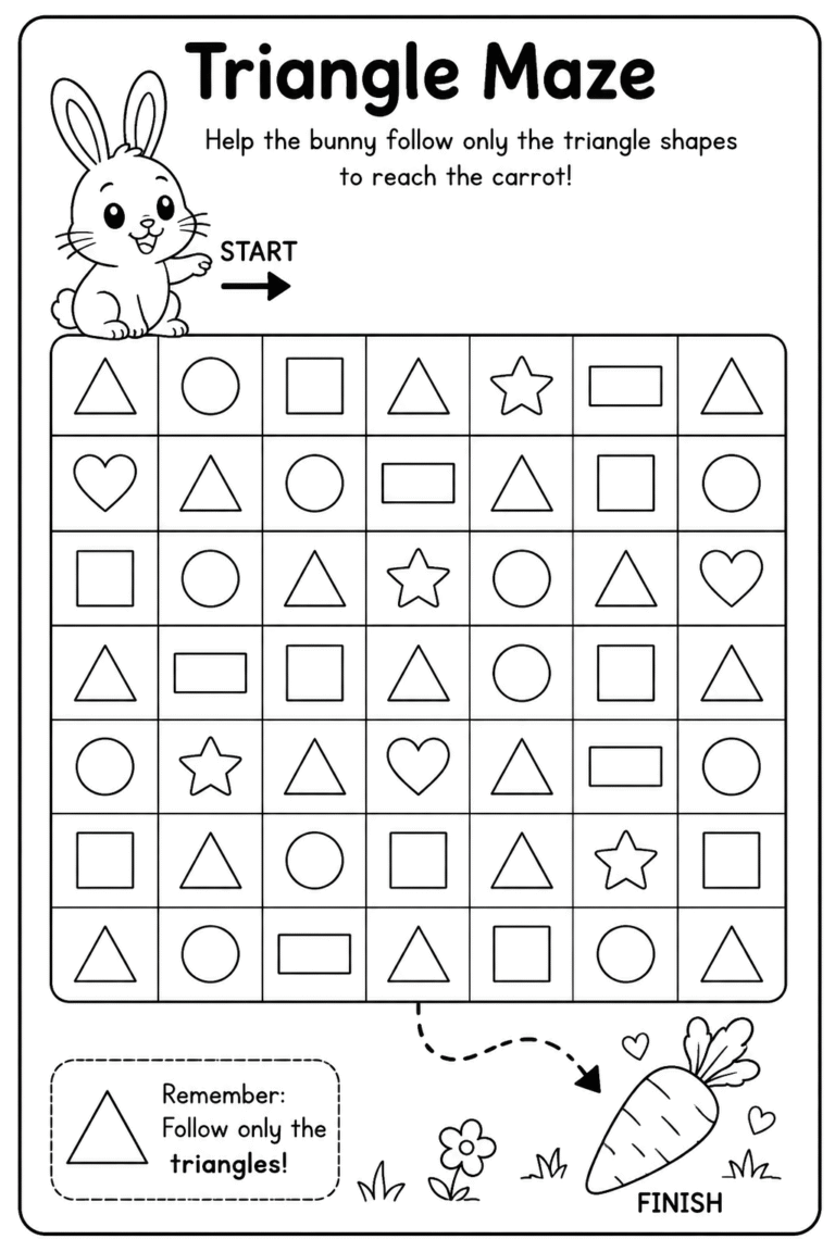 maze puzzle activity worksheet free printable