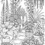 Plants coloring pages