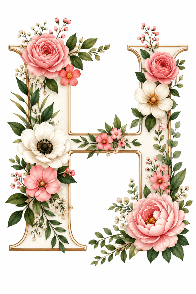 Alphabet Letter H Coloring Pages Free Printable