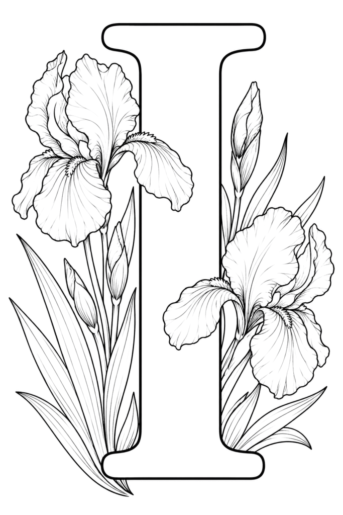 Alphabet Letter I Coloring Pages