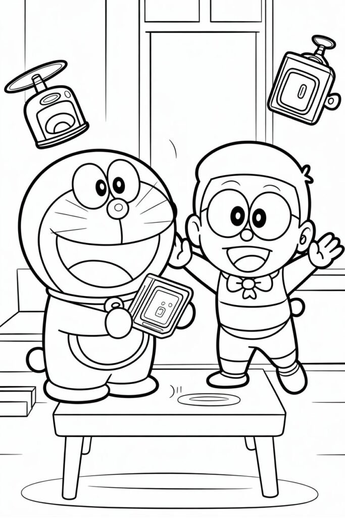 11+ Doremon coloring pages free printable