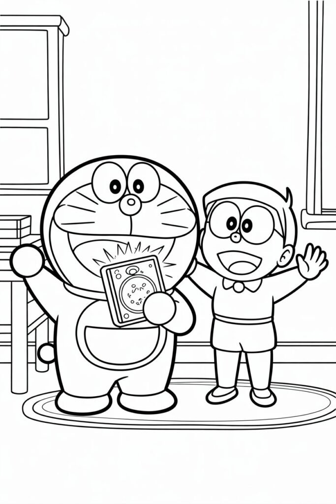 11+ Doremon coloring pages free printable