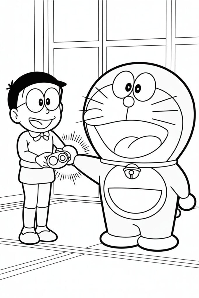 11+ Doremon coloring pages free printable