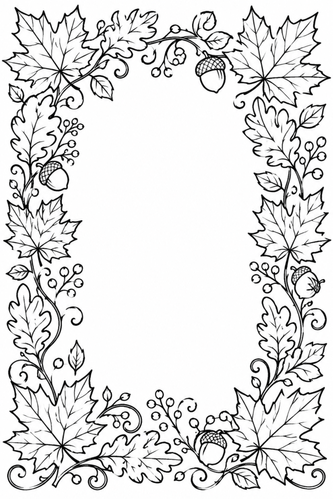 Frames coloring pages