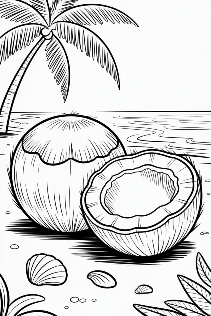 Fruits coloring pages free printable