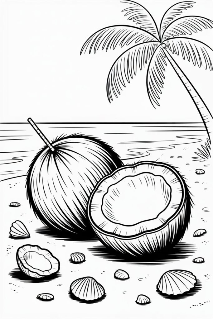 Fruits coloring pages free printable