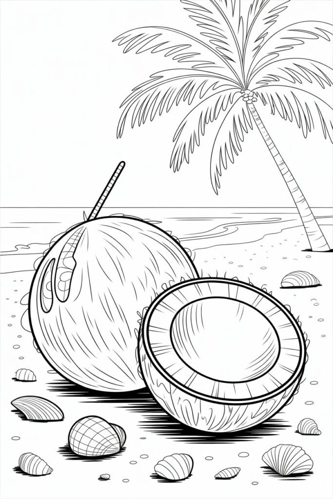 Fruits coloring pages free printable