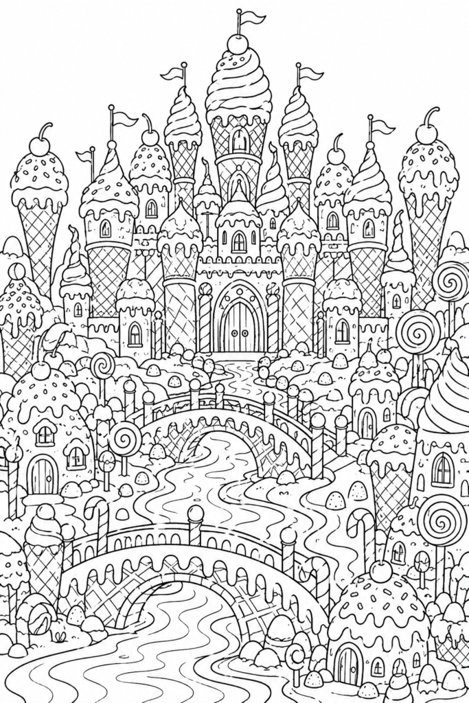 8+ Ice Cream Coloring Pages Free Printable