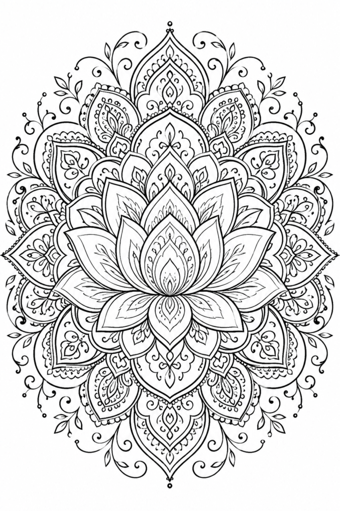 Mandala coloring pages free printable