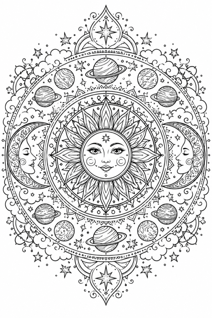 Mandala coloring pages free printable
