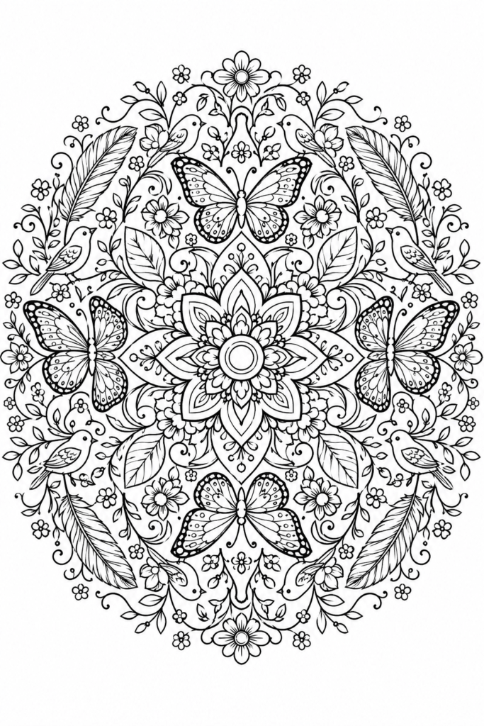 Mandala coloring pages free printable