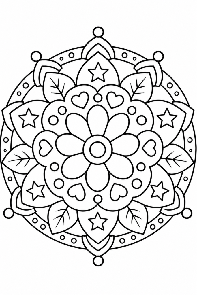 Mandala coloring pages free printable