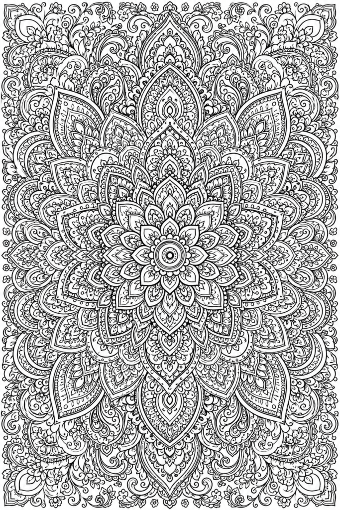 Mandala coloring pages free printable