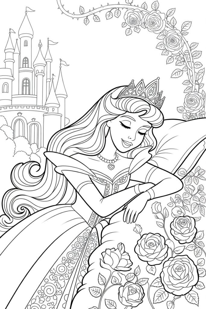 Princess coloring pages
