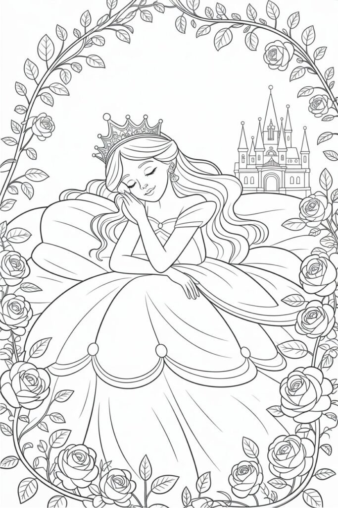 Princess coloring pages