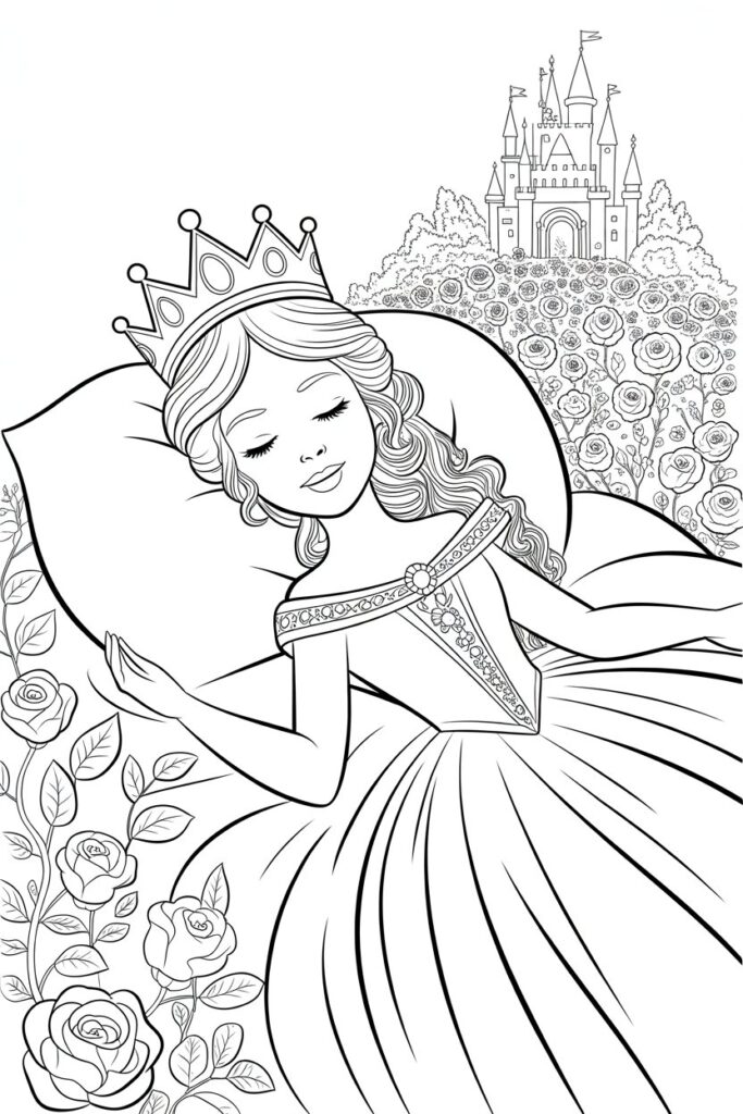 Princess coloring pages