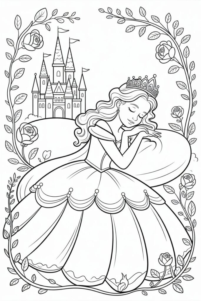 Princess coloring pages