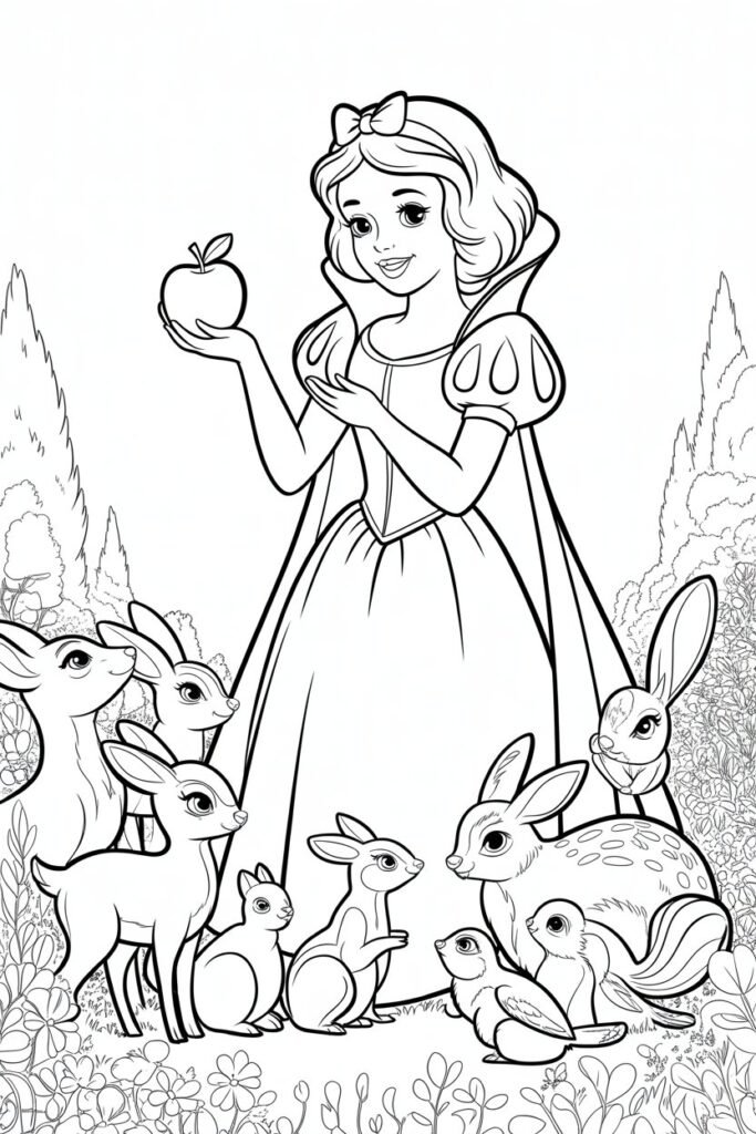 Princess coloring pages