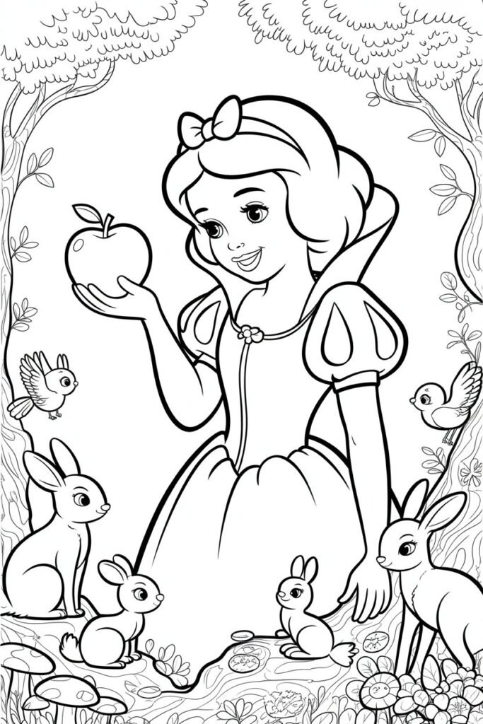 Princess coloring pages