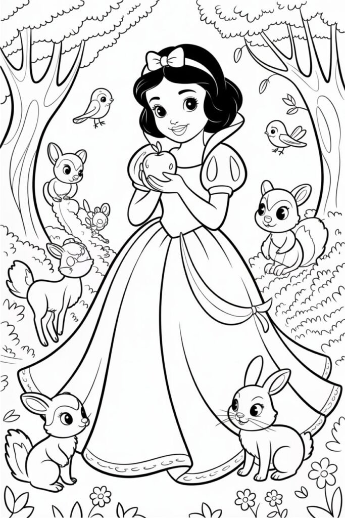 Princess coloring pages